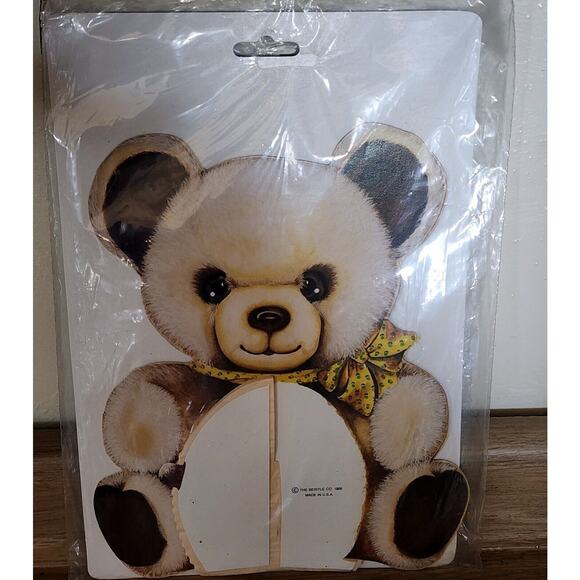 Vintage NOS 1986 Honeycomb Teddy Bear Centerpiece Beistle Tissue 10" USA - Picture 5 of 7
